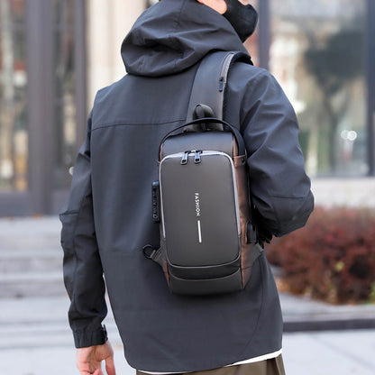 Multifunctional Chest Bag | Anti Theft Bag with USB Charging Port