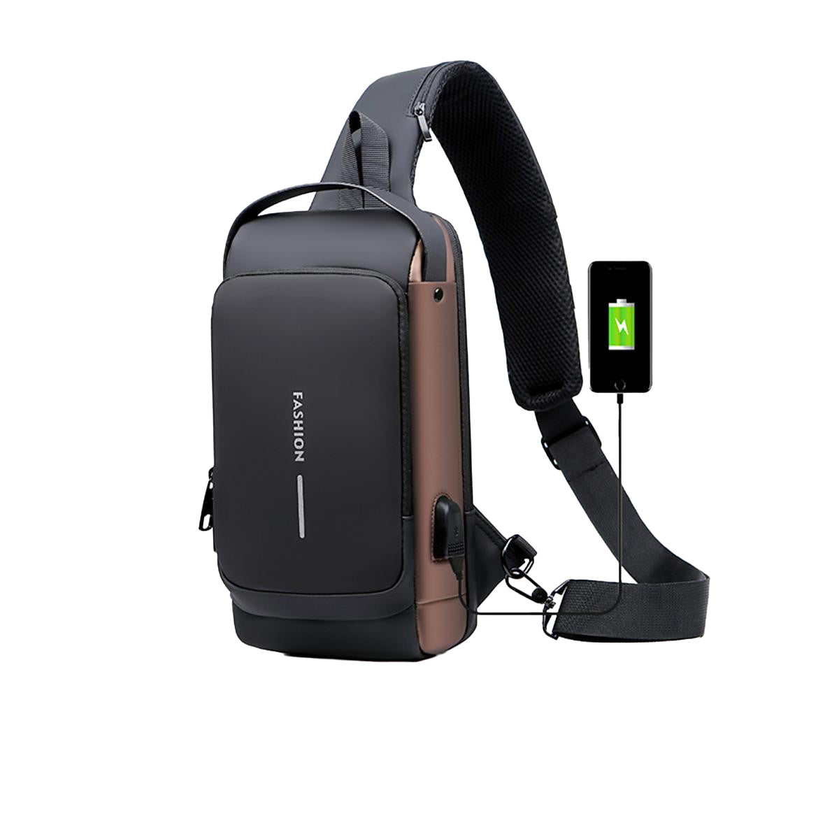 Multifunctional Chest Bag | Anti Theft Bag with USB Charging Port