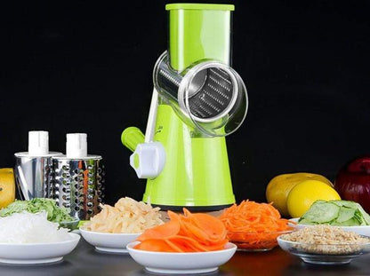 Multifunctional Manual Vegetable Table Top Drum Cutter Slicer